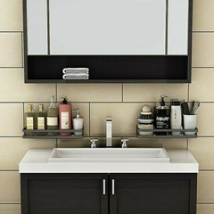 Kệ đựng gia vị - Sơn 3 lớp sang trọng - Kèm 2 móc - 2 miếng DÁN NHỰA siêu dính Tải trọng 5kg