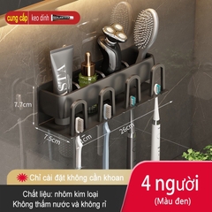 Giá treo khăn/ cọ trang điểm ĐAIVIETBIG gắn tường gấp gọn tiện lợi