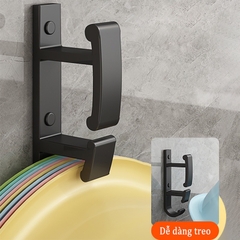 Móc treo đồ gắn tường không cần khoan lỗ dành cho nhà bếp phòng tắm