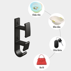 Móc treo đồ gắn tường không cần khoan lỗ dành cho nhà bếp phòng tắm