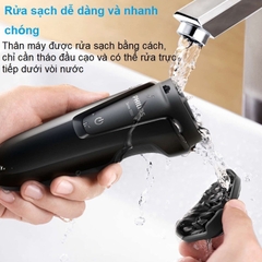 Máy cạo râu cao cấp nhãn hiệu Philips S1010 tích hợp 3 lưỡi - Hàng nhập khẩu chính hãng (Bảo hành chính hãng: 24 THÁNG)
