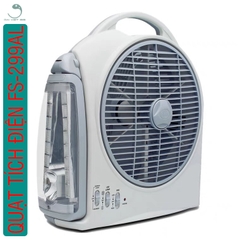 Quạt Tích Điện SUNCA FS-299AL 1 hoặc 2 Ắc Quy