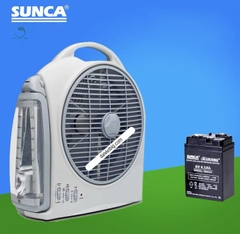Quạt Tích Điện SUNCA FS-299AL 1 hoặc 2 Ắc Quy