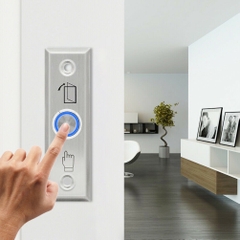 Nút nhấn Exit inox hình chữ nhật