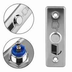 Nút nhấn Exit inox hình chữ nhật