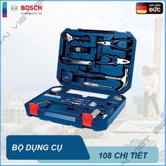 Bộ dụng cụ sửa chữa đa năng 108 món của Bosch 2607002788 chính hãng bảo hành 12 tháng