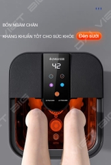 Máy ngâm chân massage Chigo, chân gấp gọn tự động làm nóng An Toàn