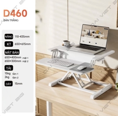 Kệ Nâng Hạ Màn Hình Và Bàn Phím Máy Tính D450