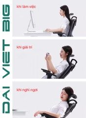 Ghế công thái học ergonomic Sihoo M57 / M57B (có gác chân) bảo hành 3 năm