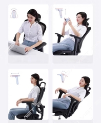 Ghế công thái học ergonomic Sihoo M57 / M57B (có gác chân) bảo hành 3 năm