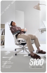 Ghế công thái học ergonomic Sihoo Doro S100 tặng kèm gác chân cao cấp, bảo hành 3 năm