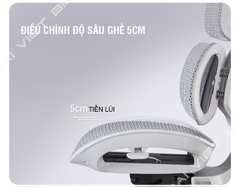 Ghế công thái học ergonomic Sihoo Doro S100 tặng kèm gác chân cao cấp, bảo hành 3 năm