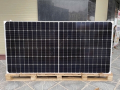 Tấm Pin mặt trời JA 540w LOẠI A 2 mặt kính HIỆU SUẤT CAO 2025