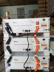 Lithium DEYE 51.2V-200Ah | Pin Lithium Deye SE-G10.2 áp thấp 2025 NEW ( Pin Deye Màu Đen )