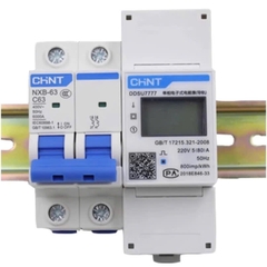 Chint DTSU666 : Công tơ điện tử 3 pha gắn thanh ray 5(80)A GIÁ GỐC