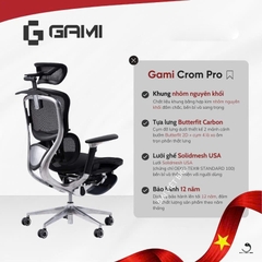 Ghế Gami Crom Pro