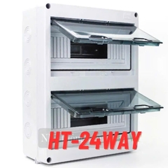 Tủ điện nhựa HT-8 WAY , HT-12 WAY , HT-18 WAY, HT-24 WAY chống nước – Tủ điện lắp nổi 2025