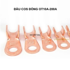 Đầu COS Đồng nguyên chất OT-100A OT-200A nối dây cỡ nhỏ cỡ lớn đủ Ampe