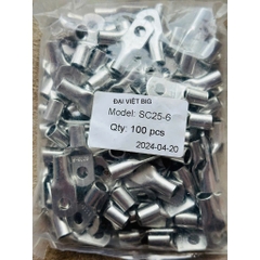 Đầu Cos Loại 1 Cực dày bằng đồng JG / SC mạ chống oxi hóa nhiều kích cỡ, cos tròn trần, cos dây điện