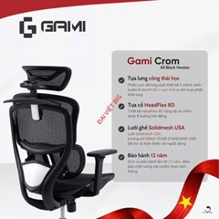 Ghế Gami Crom (Bản All Black)