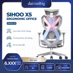 Sihoo X5C – Phiên bản Hồng cho nữ – Ghế công thái học Gaming