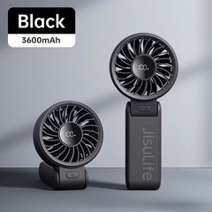 JISULIFE mini Quạt cầm tay 5 tốc độ pin 3600/ 5000mah sử dụng lên đến 19h