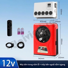 Điều hoà xe tải 12v cao cấp tiết kiệm năng lượng