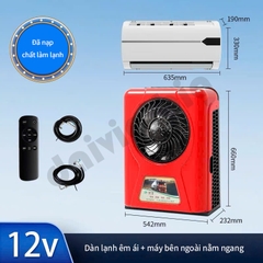 Điều hoà xe tải 12v cao cấp tiết kiệm năng lượng