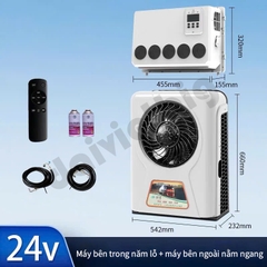 Điều hoà xe tải 24v cao cấp tiết kiệm năng lượng