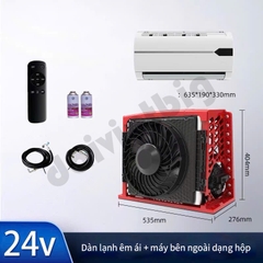Điều hoà xe tải 24v cao cấp tiết kiệm năng lượng