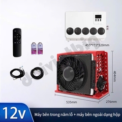 Điều hoà xe tải 12v cao cấp tiết kiệm năng lượng