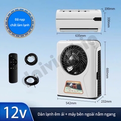 Điều hoà xe tải 12v cao cấp tiết kiệm năng lượng