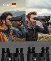 Ống nhòm Đức XINAI công suất cao độ nét cao cấp chuyên nghiệp ngoài trời thiếu sáng nhìn ngày và đêm di động chụp ảnh kép