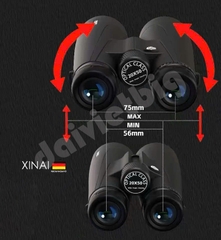 Ống nhòm Đức XINAI công suất cao độ nét cao cấp chuyên nghiệp ngoài trời thiếu sáng nhìn ngày và đêm di động chụp ảnh kép