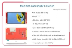 Mô-đun màn hình LCD cổng nối tiếp SPI màu cảm ứng TFT 2,2 inch/2,4 inch/2,8 inch/3,2 inch/3,5 inch/4,0 inch