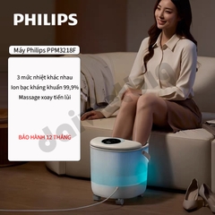 Bồn ngâm chân gấp gọn massage tự động Philips, Chậu ngâm chân mát xa lưu thông dễ ngủ- bản đặc biệt