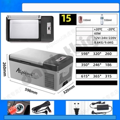 Tủ lạnh ô tô Ice Tiger 12v24v đa năng cho ô tô và gia đình, tủ đông và tủ lạnh chuyên dụng cho xe tải ô tô
