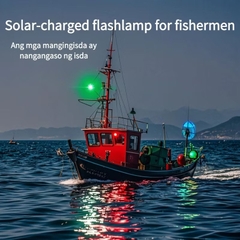 Đèn Flash thuyền câu cá năng lượng mặt trời Đèn hiệu năng lượng mặt trời Đèn hiệu Gillnet Lưới câu cá Biển hiệu Đèn tín hiệu biển