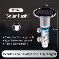 Đèn Flash thuyền câu cá năng lượng mặt trời Đèn hiệu năng lượng mặt trời Đèn hiệu Gillnet Lưới câu cá Biển hiệu Đèn tín hiệu biển