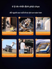 Xe lăn điện Haier – Pin axit chì 12Ah