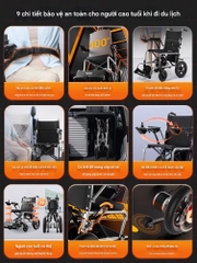 Xe lăn điện Haier – Pin lithium 30A