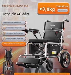 Xe lăn điện Haier – Pin lithium 30A