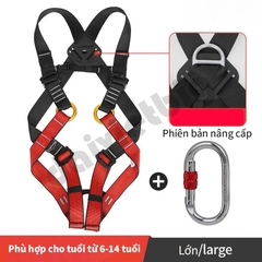 Dây an toàn leo núi ngoài trời cho trẻ em Xinda, dây an toàn toàn thân, dây bảo vệ an toàn