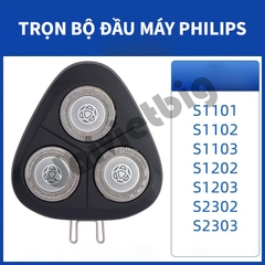 Trọn bộ 3 lưỡi dao máy cạo râu Philips S1101 S1102 S1103 S1202 S1203 S2302 S2303 chính hãng