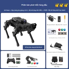 Chó Robot Huaner ROS Raspberry Pi Chó cơ khí bốn chân AI Vision Mô hình lớn Bionic Lập trình SLAM Lập bản đồ