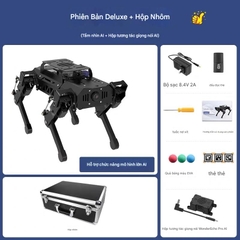 Chó Robot Huaner ROS Raspberry Pi Chó cơ khí bốn chân AI Vision Mô hình lớn Bionic Lập trình SLAM Lập bản đồ