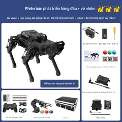 Chó Robot Huaner ROS Raspberry Pi Chó cơ khí bốn chân AI Vision Mô hình lớn Bionic Lập trình SLAM Lập bản đồ