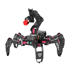 Robot Nhện Sinh Học Hexapod AI – SpiderPi Pro Nền tảng Raspberry Pi 5 • Tầm Nhìn Máy Tính • Lập Trình Python & ROS