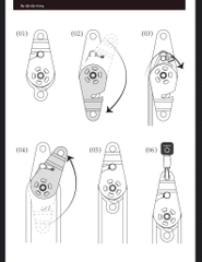 Bộ Ròng rọc Nâng Đa Năng Tự Khóa Ngoài trời XINDA (XINDA Outdoor Equipment).