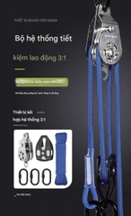 Bộ Ròng rọc Nâng Đa Năng Tự Khóa Ngoài trời XINDA (XINDA Outdoor Equipment).
